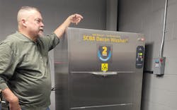 With the Solo Rescue® decon washer in place, West Buncombe Fire Department now have access to the best available technology when it comes to proper decontamination of firefighting personal protective equipment (PPE) which will play an important part in their work against firefighter cancer. With the Solo Rescue® decon washer in place, West Buncombe Fire Department now have access to the best available technology when it comes to proper decontamination of firefighting personal protective equipment (PPE) which will play an important part in their work against firefighter cancer.