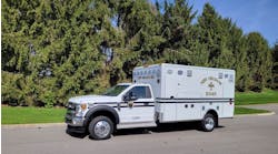 New Orleans Emergency Medical Services ambulance which includes HOPS featuring MBrace&trade;.
