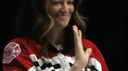 FDNY Commissioner Laura Kavanagh recently dropped the puck at a New York Rangers game.