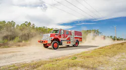 E-ONE will introduce the new Defender Type III Urban-Interface Pumper at FDIC International in Indianapolis, IN, April 27-29, 2023; Booth 4200.