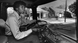 Atlanta Firefighter Emma Morris was the first Black woman tto drive a fire truck.