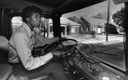 Atlanta Firefighter Emma Morris was the first Black woman tto drive a fire truck. Atlanta Firefighter Emma Morris was the first Black woman tto drive a fire truck.