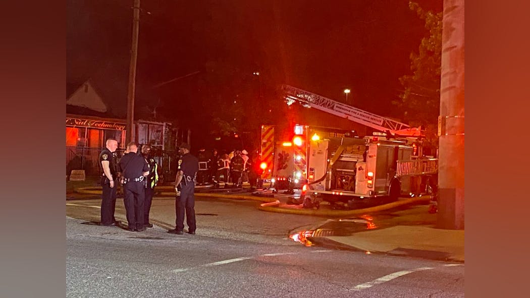 Three firefighters were injured at a house fire Thursday night. Three firefighters were injured at a house fire Thursday night.