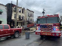Overhead obstructions that you might encounter include power and communication wires. Getting the turntable under the wires makes for the most likely chance of successfully positioning the aerial to the target. That said, you also must consider your terrain (e.g., the sidewalk, a driveway, a grassy area). Overhead obstructions that you might encounter include power and communication wires. Getting the turntable under the wires makes for the most likely chance of successfully positioning the aerial to the target. That said, you also must consider your terrain (e.g., the sidewalk, a driveway, a grassy area).