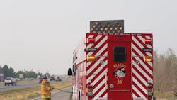 There was a time when only a heavy rescue, tanker or other specialty apparatus was a candidate for the installation of an arrow or message board. Today, as technology permitted the size of arrow and message boards to be reduced, any apparatus can be considered. There was a time when only a heavy rescue, tanker or other specialty apparatus was a candidate for the installation of an arrow or message board. Today, as technology permitted the size of arrow and message boards to be reduced, any apparatus can be considered.