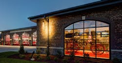 Large windows make the lobby-museum of the Sumter, SC, Fire Department headquarters station highly visible and inviting to the community. Large windows make the lobby-museum of the Sumter, SC, Fire Department headquarters station highly visible and inviting to the community.
