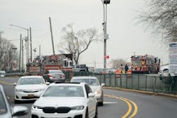 FDNY apparatus respond to incident at Rikers earlier this month. FDNY apparatus respond to incident at Rikers earlier this month.
