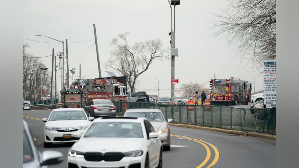 FDNY apparatus respond to incident at Rikers earlier this month. FDNY apparatus respond to incident at Rikers earlier this month.