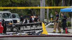 One person onboard a single-engine plane died after the aircraft crashed and burned in Hollywood, Florida on May 17, 2023, according to authorities.