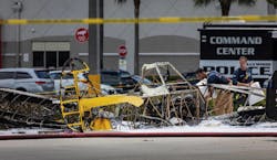 One person onboard a single-engine plane died after the aircraft crashed and burned in Hollywood, Florida on May 17, 2023, according to authorities. One person onboard a single-engine plane died after the aircraft crashed and burned in Hollywood, Florida on May 17, 2023, according to authorities.