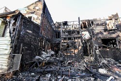 Crews Tuesday, May 30, 2023 continued to assess smoke, water and fire damage of about a dozen row homes torched in a six-alarm blaze. A total of 61 people, including four children, were reported displaced by the Red Cross of the Greater Lehigh Valley. The fire broke out Memorial Day, May 29, 2023 at 10th and Ferry streets, gathering hundreds of firefighters from multiple agencies in response. Crews Tuesday, May 30, 2023 continued to assess smoke, water and fire damage of about a dozen row homes torched in a six-alarm blaze. A total of 61 people, including four children, were reported displaced by the Red Cross of the Greater Lehigh Valley. The fire broke out Memorial Day, May 29, 2023 at 10th and Ferry streets, gathering hundreds of firefighters from multiple agencies in response.