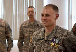Marking Memorial Day, retired Army Spc. Evan Marcy, a Purple Heart recipient who lost his left leg in combat in Afghanistan, is set to receive a mortgage-free home from Building Homes for Heroes