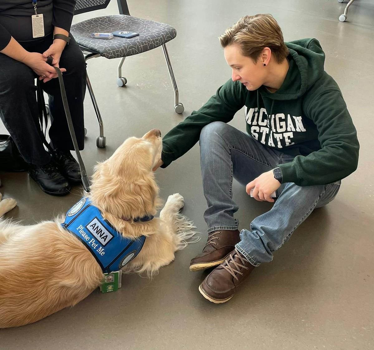 Therapy dog best sale please pet me