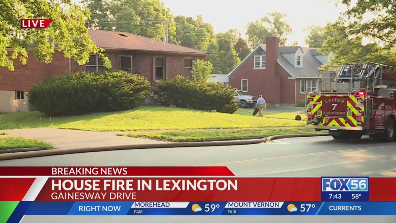 Lexington, KY House Fire Claims One; Probe Underway Firehouse