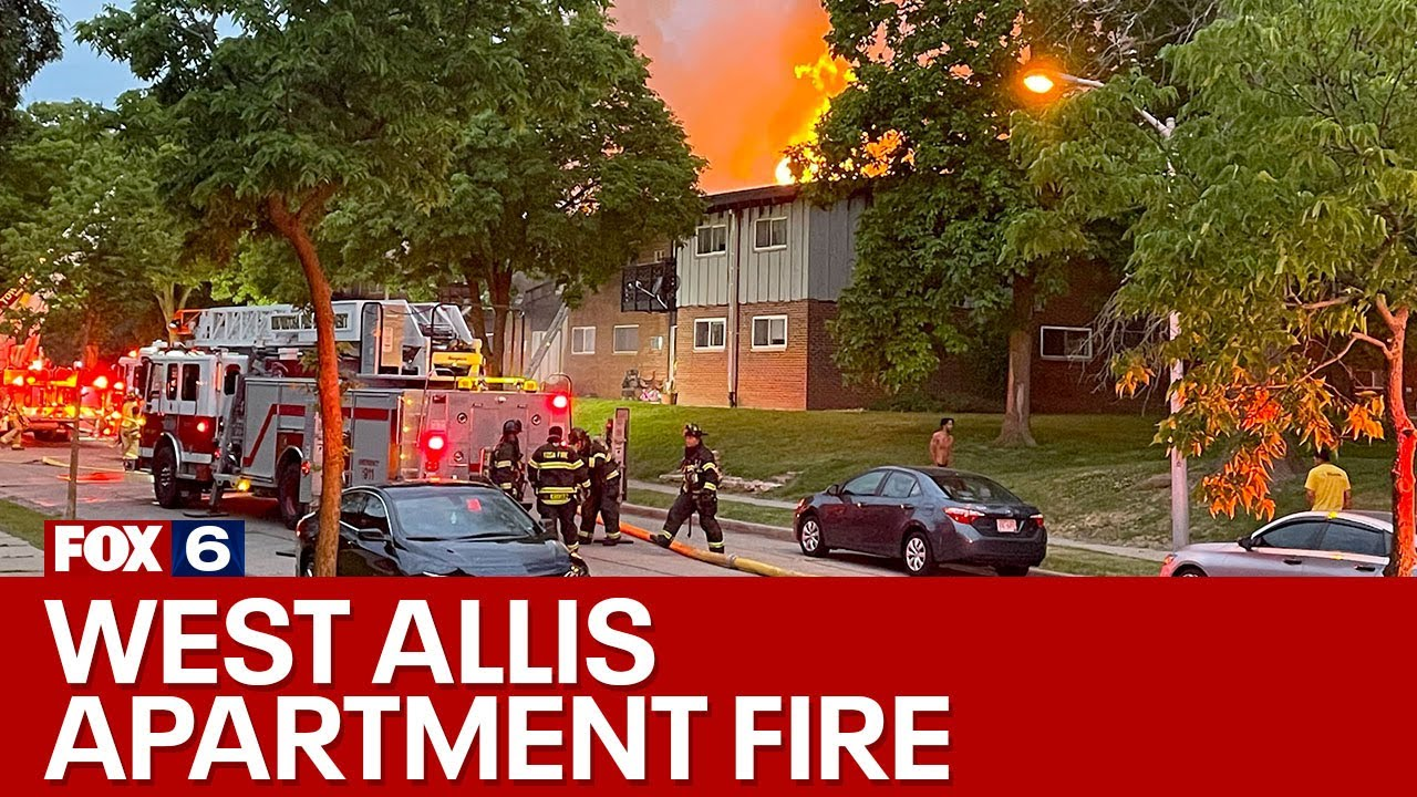 West Allis, WI Firefighters Battle Apartment Building Fire Firehouse