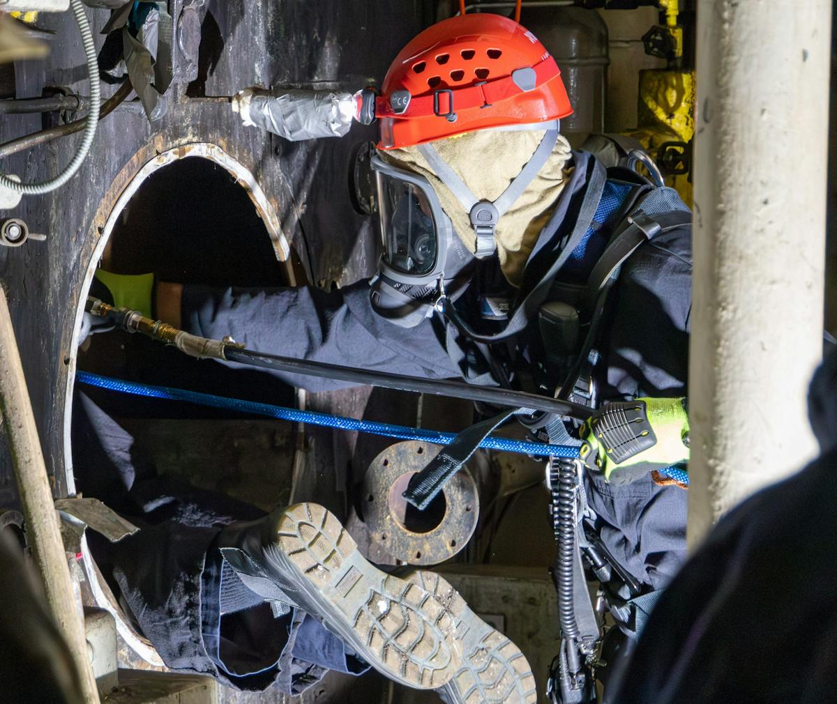 Firefighters & The First 15 Minutes of a Confined-Space Rescue