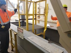 Confined spaces that require permits either: contain or have a potential to contain a hazardous atmosphere; contain a material that has the potential for engulfing an entrant; have an internal configuration that could entrap or asphyxiate an entrant by inwardly converging walls or by a floor that slopes downward and tapers to a smaller cross section; and/or contain any other recognized safety or health hazard. Confined spaces that require permits either: contain or have a potential to contain a hazardous atmosphere; contain a material that has the potential for engulfing an entrant; have an internal configuration that could entrap or asphyxiate an entrant by inwardly converging walls or by a floor that slopes downward and tapers to a smaller cross section; and/or contain any other recognized safety or health hazard.