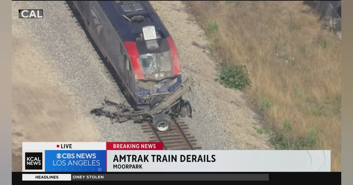 Passengers Hurt when Amtrak Train Derails in Ventura County, CA | Firehouse