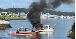 Gloucester firefighters were able to pull the two people from the water, and they were transported to area hospitals for what are believed to be non-life threatening injuries. Gloucester firefighters were able to pull the two people from the water, and they were transported to area hospitals for what are believed to be non-life threatening injuries.