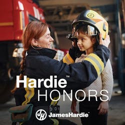 The Hardie™ Honors rebate program is designed to help better protect the homes of first responders who serve and protect our communities. The Hardie™ Honors rebate program is designed to help better protect the homes of first responders who serve and protect our communities.