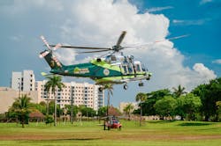 The simulation transported participants to the aftermath of Hurricane Marcia, a fictional Category 5 hurricane that devastated the Caribbean, a region that’s been pummeled by hurricanes in recent years. The simulation transported participants to the aftermath of Hurricane Marcia, a fictional Category 5 hurricane that devastated the Caribbean, a region that’s been pummeled by hurricanes in recent years.