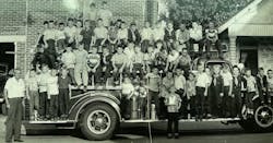 Yesterday’s culture was key to the recruitment and retention of volunteer firefighters in the past. However, culture changes. What firefighter would consider smoking a cigarette in the presence of children who are visiting a firehouse today? The firefighter at left didn’t give it a second thought in 1955. Yesterday’s culture was key to the recruitment and retention of volunteer firefighters in the past. However, culture changes. What firefighter would consider smoking a cigarette in the presence of children who are visiting a firehouse today? The firefighter at left didn’t give it a second thought in 1955.