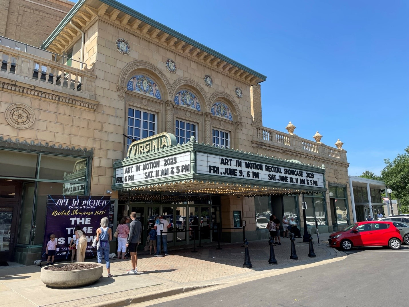 A historically significant movie theater/event venue that has partial fire sprinkler protection represents an elevated level of risk because of the large number of occupants and the adverse effect that its loss would have on the community. This elevated risk demands annual fire inspection and pre-incident planning.