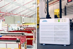 AirHAWK Air Purification Systems, by MagneGrip, allows firefighters to breathe clean air by eliminating airborne contaminants from inside the fire station AirHAWK Air Purification Systems, by MagneGrip, allows firefighters to breathe clean air by eliminating airborne contaminants from inside the fire station