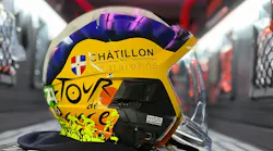 MSA Safety designed and manufactured special edition helmets to mark this occasion.