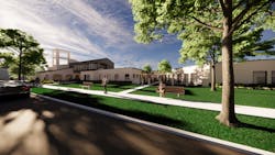 NANO rendering of the new New Orleans Fire Department headquarters. NANO rendering of the new New Orleans Fire Department headquarters.