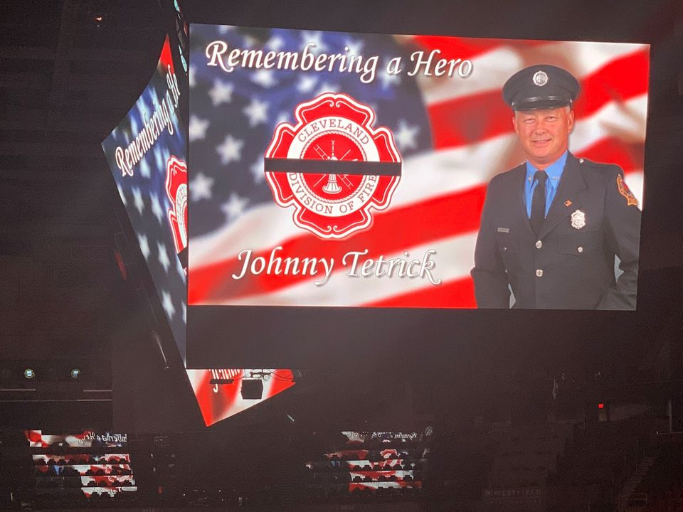 Cleveland Firefighter Johnny Tetrick