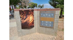 This bronze plaque that&rsquo;s located in Firefighter Memorial Park in Kingman, AZ, lists the 11 firefighters who were killed on July 5, 1973, when a leak from a propane rail car resulted in a BLEVE. The artwork to the left of the plaque is made from a portion of the tank from which the BLEVE occurred.