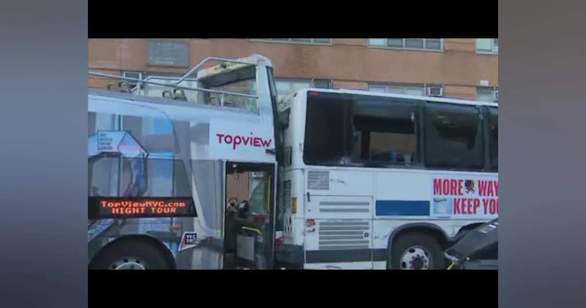 2 Bus Collide Buses Collide in NYC, Leaving Dozens Injured; 18 Transported | Firehouse