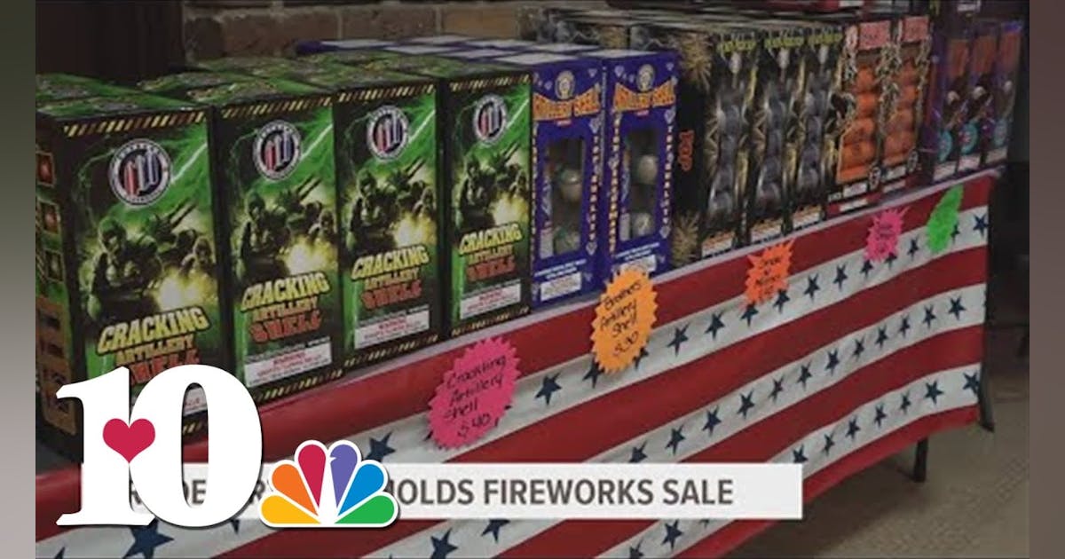 Dandridge, TN Volunteer Fire Department Holds Fireworks Sale Firehouse