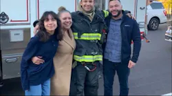 The Lynbrook Fire Department told the family of Andrew Gonzalez they were there to receive an award in his absence. Instead, they surprised them with their son's return after a 10-month deployment in Qatar.