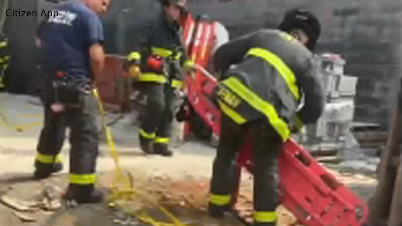 FDNY FFs Rescue Worker Trapped in Trench | Firehouse