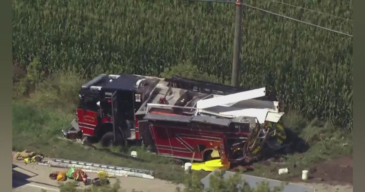 Hampshire IL Fire Engine Crash Results in Minor Injuries | Firehouse