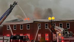 Springfield firefighters responded to a two-alarm fire at the American International College last week. Springfield firefighters responded to a two-alarm fire at the American International College last week.