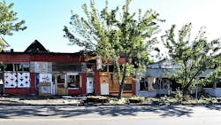 Tacoma fire officials said all three buildings were vacant at the time of the fire. Tacoma fire officials said all three buildings were vacant at the time of the fire.