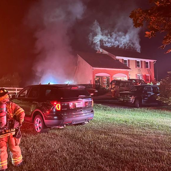 Two residents were killed in this house fire in Adamstown early Sunday.
