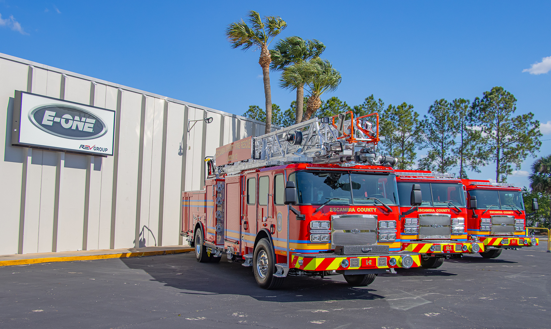 The apparatus were purchased through E-ONE Dealer REV Technical Center.