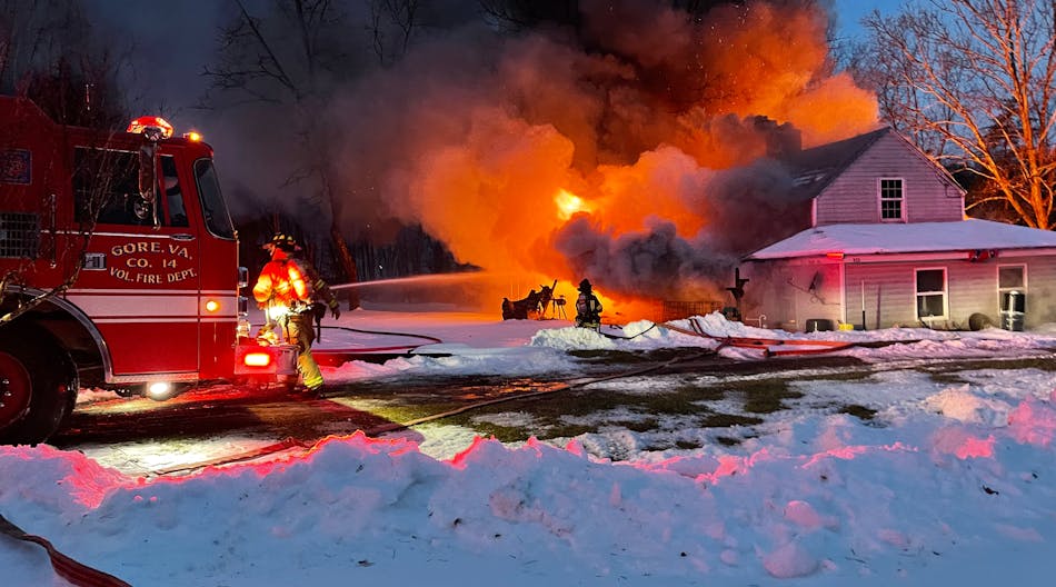 Michaela Raines 1 20 22 Hampshire County, Wv Structure Fire Pic 2