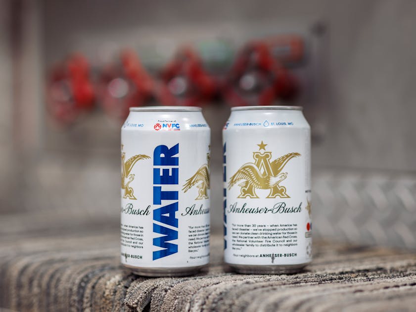 Apply Now for Canned Drinking Water from Anheuser-Busch through Partnership  with the National Volunteer Fire Council
