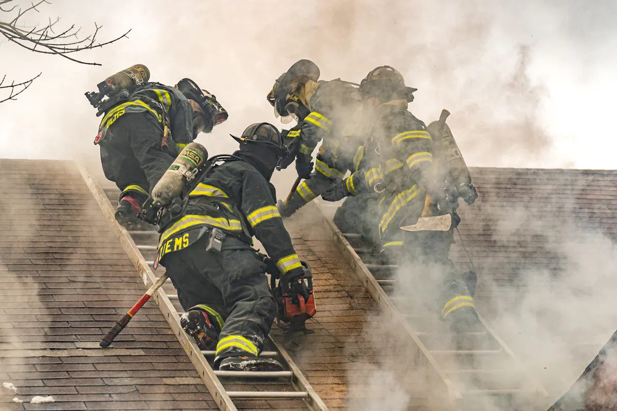 Firefighting Corner Ventilation Techniques for Firefighters Operating on a Steep Roof ...