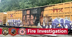 This rail car fire in Westfield, MA is under investigation. This rail car fire in Westfield, MA is under investigation.
