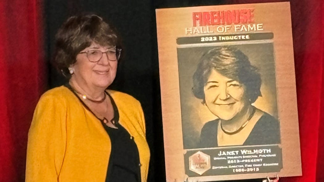 Firehouse Special Projects Editor Janet Wilmoth was inducted into the Firehouse Hall of Fame.