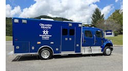 The Arnold Palmer Hospital for Children CCT unit was built on a crew cab Freightliner&circledR; chassis with a 206&rdquo; long X 98&rdquo; wide body.
