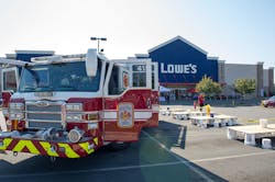 In honor of Fire Prevention Month (October) and National First Responders Day (Oct. 28) and in recognition of the individuals who put their lives on the line every day, Lowe’s will offer a special “thank you” — its third-annual first responders discount online and in-stores nationwide this October. In honor of Fire Prevention Month (October) and National First Responders Day (Oct. 28) and in recognition of the individuals who put their lives on the line every day, Lowe’s will offer a special “thank you” — its third-annual first responders discount online and in-stores nationwide this October.