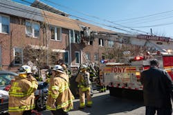 FDNY firefighters found a fake sticker on a charger at this April fire where a child died. FDNY firefighters found a fake sticker on a charger at this April fire where a child died.