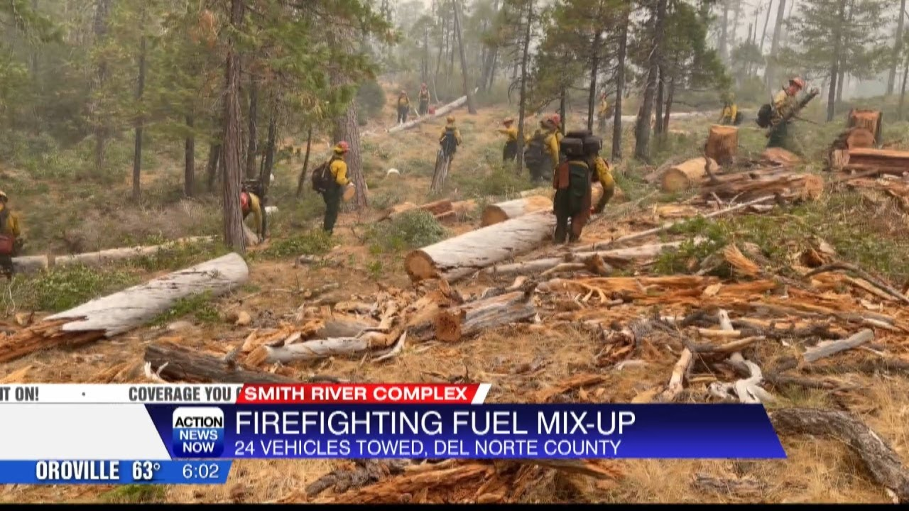 Fuel Mixup Temporarily Stops Smith River Complex CA Wildfire